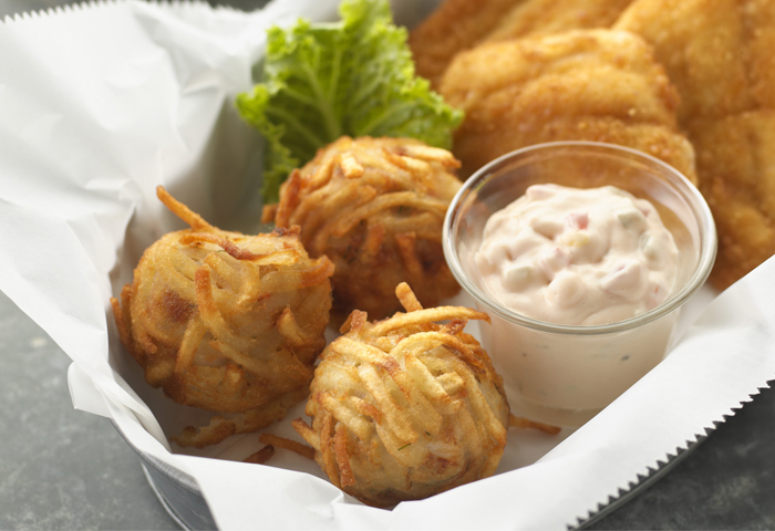 Potato-Crusted Crab Cakes