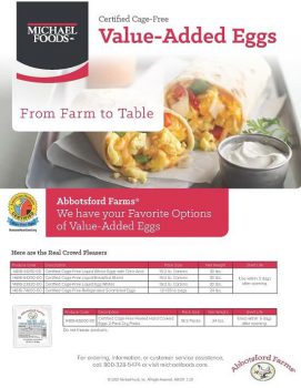 Certified Cage-Free Value-Added Eggs