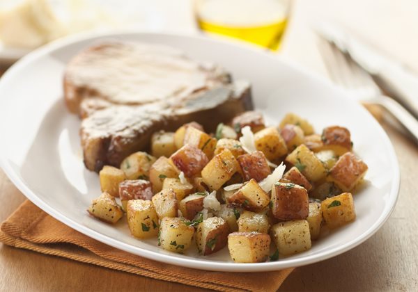 White Truffle Parmesan Roasted Potatoes